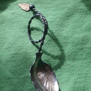 Vintage Tea Caddy Spoon - 830 Silver - Twist/Loop
